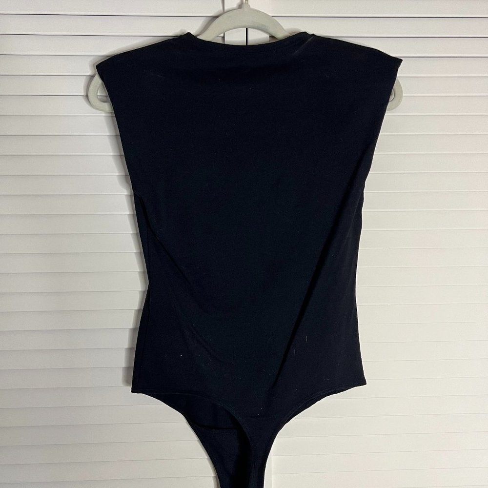 Short-Sleeve Cotton-Blend Seamless Fabric Crew Bodysuit
